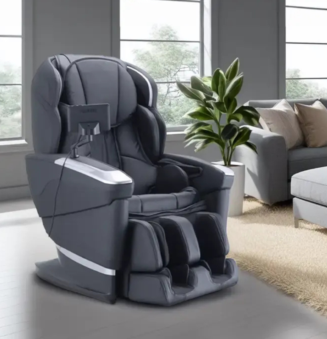 Poltrona massaggiante Fujiiryoki JP4000 nera – eleganza e tecnologia avanzata